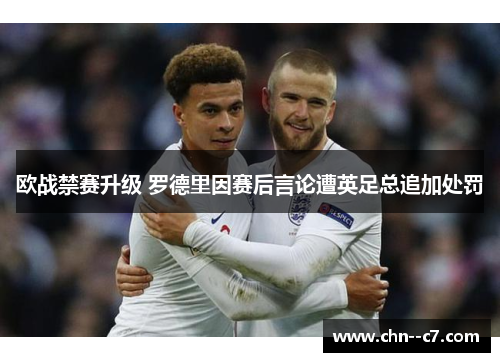 欧战禁赛升级 罗德里因赛后言论遭英足总追加处罚 欧战禁赛升级 罗德里因赛后言论遭英足总追加处罚
